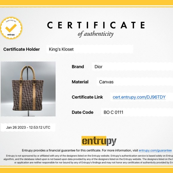 CHRISTIAN DIOR VINTAGE MONOGRAM TOTE BAG - Picture 3 of 16